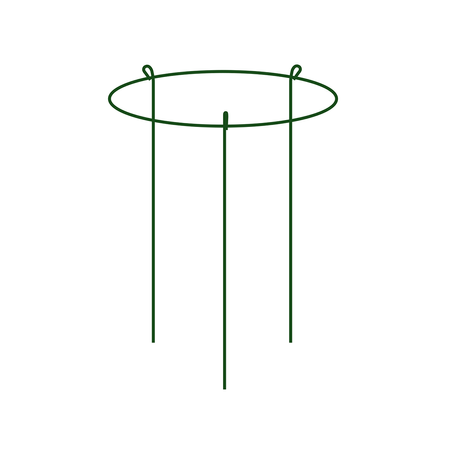 Podpora pierścieniowa do roślin śred.45cm / wys.90cm