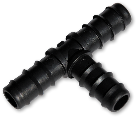 Trójnik, 3x wtyk na wąż 12mm