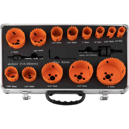 OTWORNICE BIMETAL 19-76 MM, 16 ELEM.