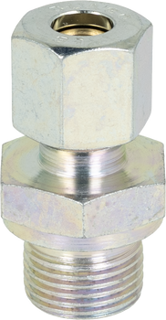 Złączka zaciskowa, G3/8" x śrubunek dla rury fi8 mm, L 38,5 mm