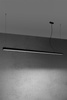 Lampa wisząca PINNE 200 czarna 4000K