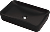 Umywalka ceramiczna nablatowa - 60x40 cm nero CDS NU6S