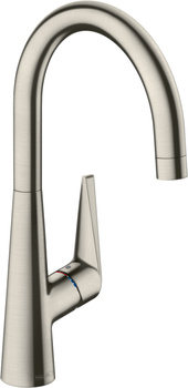 HG Talis M51 Jednouchwytowa bateria kuchenna 260, 1jet, Stal Szlachetna Finish