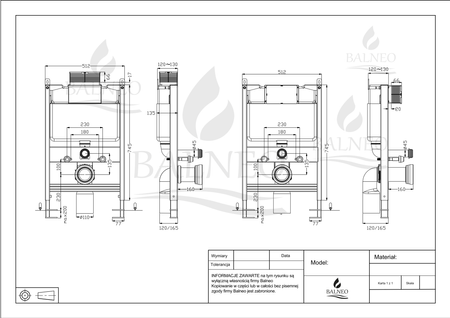 Stelaż podtynkowy WC niski Fix-Frame Low