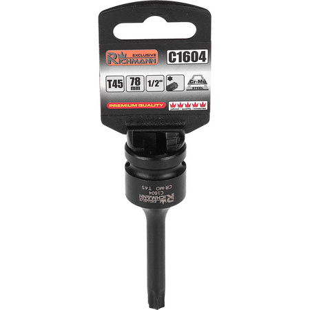 NASADKA TORX UDAROWA 1/2' T27x78MM, ZAWIESZKA