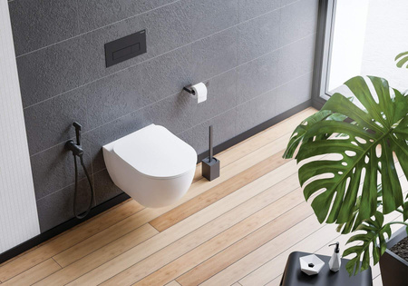 Szczotka WC wolnostojąca nero ADM N712