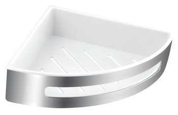 EMOTION półka narożna na kosmetyki, biały