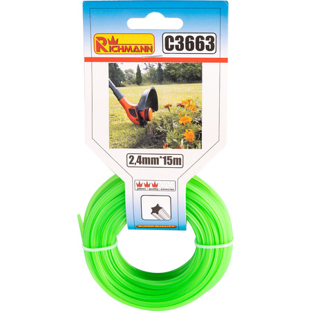 ŻYŁKA DO KOS. GWIAZDKA 2,4/15M