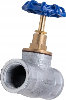Zawór żeliwny grzybkowy 5/4" DN32 z niebieską głowicą