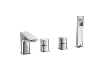 EXCELLENT Keria bateria wannowa 4 otworowa, chrom AREX.2034CR