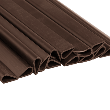 Klipsy do taśm ogrodzeniowych 450g - brązowe