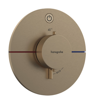 HG ShowerSelect Comfort S Bateria termostatyczna do 1 odbiornika, podtynkowa, Brąz Szczotkowany