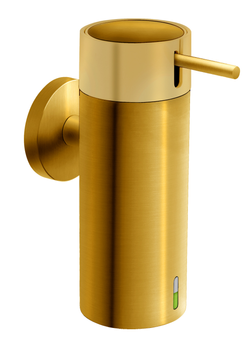 SMILE dozownik mydła, szczotkowane złoto