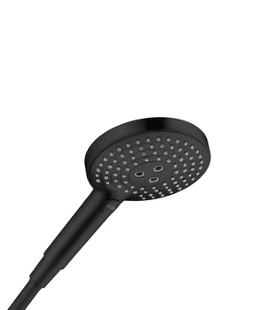 AX ShowerSolutions Główka prysznicowa 120 3jet, Czarny Matowy