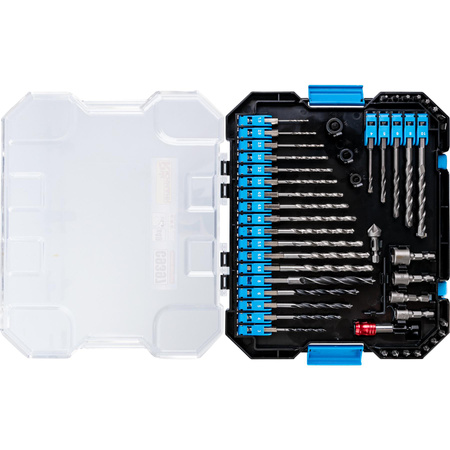 WIERTŁA RÓŻNE 49 ELEM. UCHWYT 1/4'