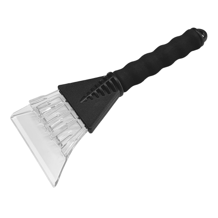 Skrobak do szyb SOFT z ciepła rękojeścią - szary