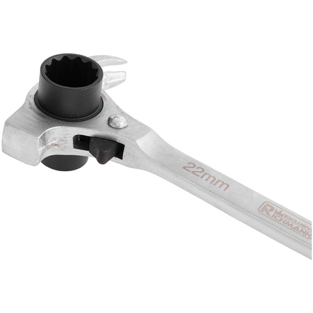 KLUCZ DO RUSZTOWAŃ MŁOTKOWY Z GRZECHOTKĄ 19x22 MM CR-V