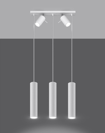 Lampa wisząca RING 3 biały