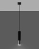 Lampa wisząca LOOPEZ 1 czarny/chrom