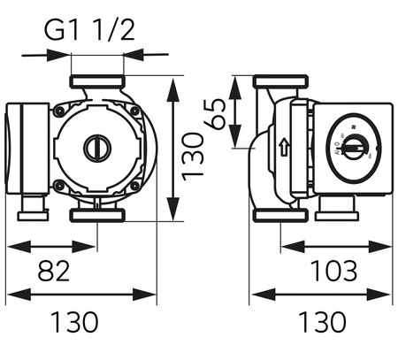 Pompa obiegowa do CO GPA II 130 25-6