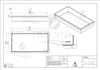 WALL-BOX No Rim White - Półka wnękowa bezramkowa biała 60x30x7 cm
