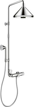 AX Showers/Front Komplet prysznicowy 240 2jet z termostatem, Chrom
