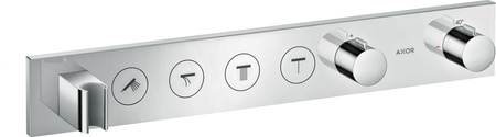 AX ShowerSolutions Moduł termostatyczny Select 600/90 do 4 odbiorników, podtynkowy, Chrom