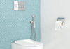 Zestaw WC podtynkowy 6 w 1 biały chrom CDES6ZPW