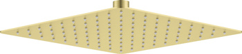 Głowica prysznicowa stalowa - 250x250 mm złoty szczotkowany NAC R02K