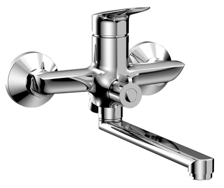 THEMIS bateria wannowa z wylewką 250mm, bez zestawu natryskowego, chrom