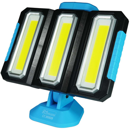 LAMPA HALOGENOWA AKU. 3x7W LED, 1500 LM