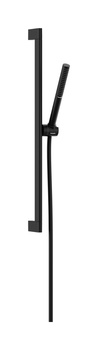 HG Pulsify S Zestaw prysznicowy 100 1jet EcoSmart z drążkiem 65 cm, Czarny Matowy