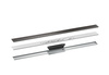 AX Drain Element zewnętrzny odpływu liniowego 1000, montaż odsunięty od ściany, Czarny Chrom Szczotkowany