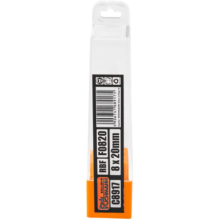 FREZ DO METALU RBF  8x20MM F0820