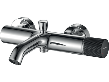 PEROS bateria wannowa ścienna bez zestawu natryskowego