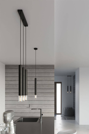 Lampa wisząca WEZYR 2 czarna