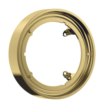 AX ShowerSelect ID Element przedłużający 22 mm, okrągły, Złoty Optyczny Polerowany