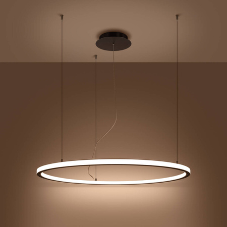 Żyrandol RISA 90 czarny LED 3000K