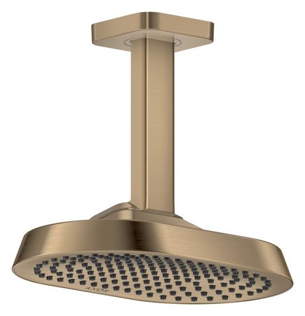 AX ShowerSphere Głowica prysznicowa 250/160 1jet EcoSmart+ z przyłączem sufitowym, Brąz Szczotkowany