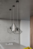 Lampa wisząca GASPARE czarna