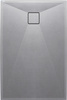 Brodzik granitowy prostokątny 140x80 cm szary metalik KQR S48B
