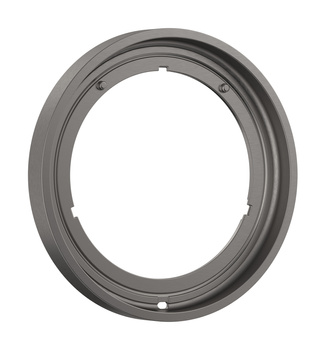 AX ShowerSelect ID Element przedłużający 5 mm, okrągły, Czarny Chrom Szczotkowany