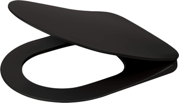 Deska sedesowa slim wolnoopadająca nero CDE NSOZ