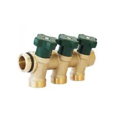 Rozdzielacz mosiężny do wody pitnej 3 obwody 3/4" 2853003