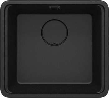 Zlewozmywak granitowy 1-komorowy grafit metalik nero ZKM G10A