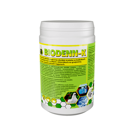 BAKTERIE W PROSZKU DO OCZYSZCZALNI SZAMBA BIODENN-K 900 G 