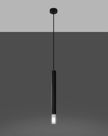 Lampa wisząca WEZYR 1 czarna