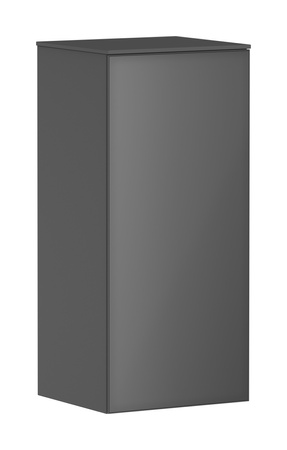 HG Xevolos E Szafka boczna średnia 400/360, drzwi lewe, Szary Łupek Matowy, Kolor frontu: Szary Łupek Metaliczny