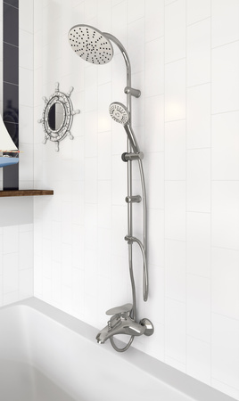 RITTO BLACK bateria wannowa, bez zestawu natryskowego, czarny