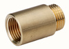 Przedłużka mosiężna 1-2" 10 mm żółta